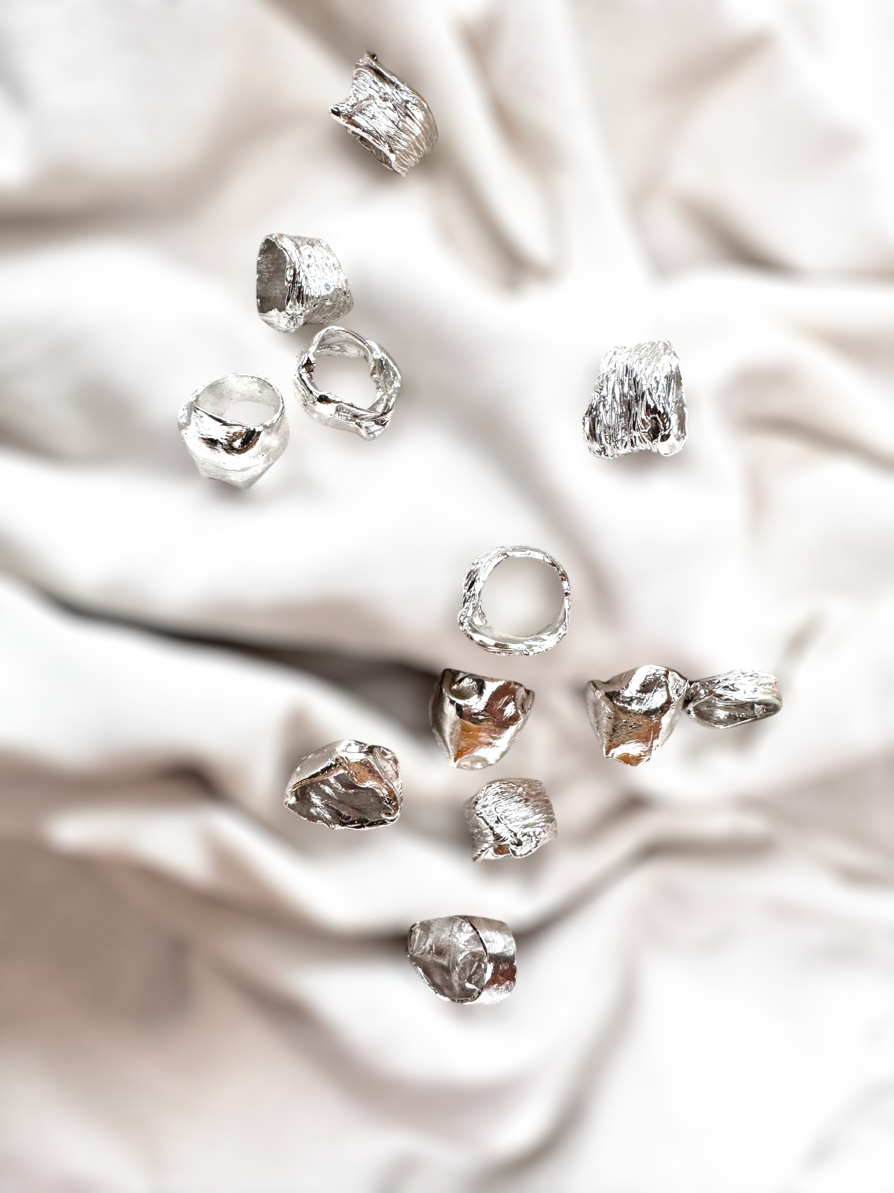Anillos escultóricos