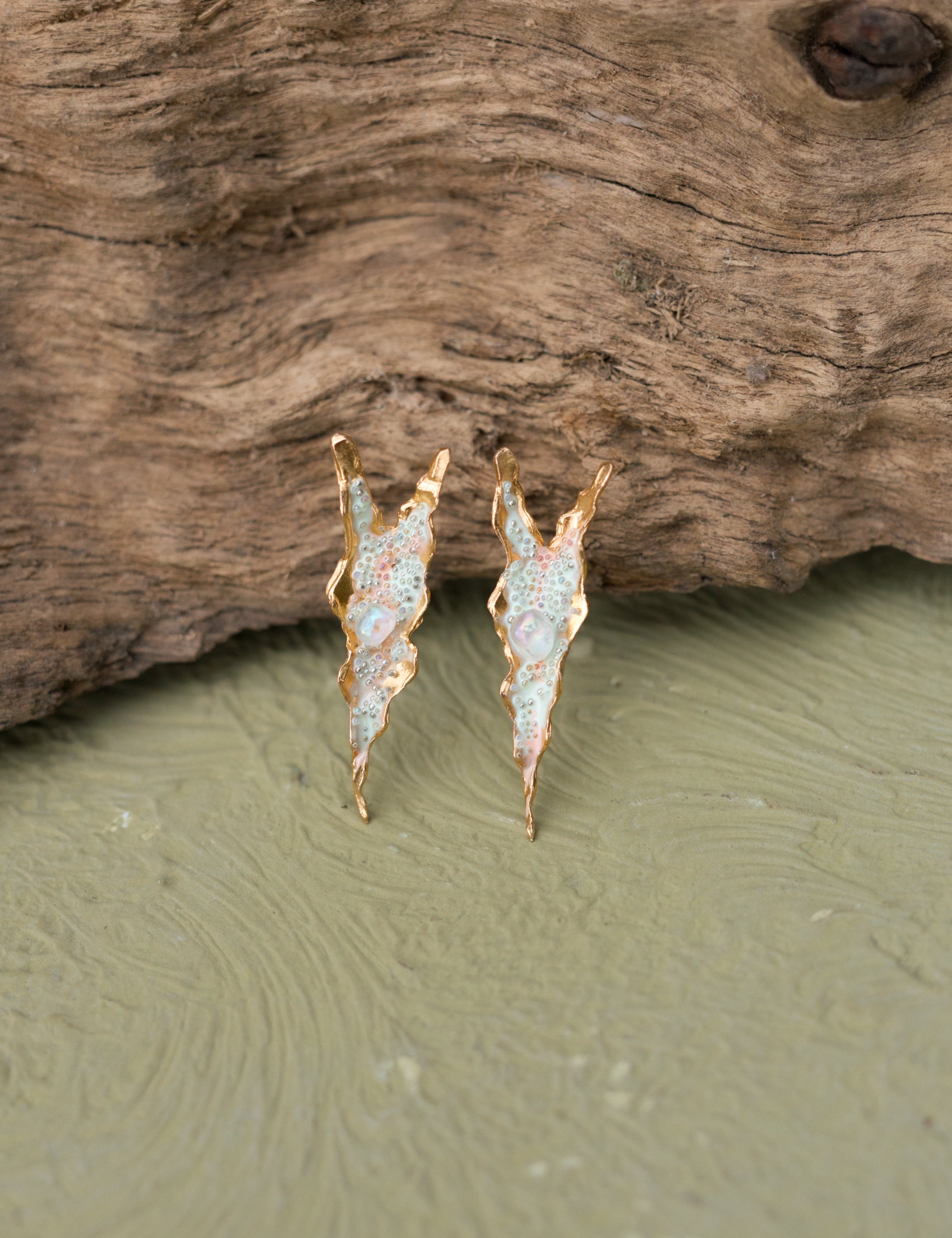 Aretes Alocasia Velvet