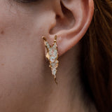 Aretes Alocasia Velvet