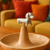 Joyero de Cerámica Perro Salchicha