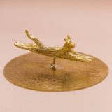 Escultura Gato Estirado