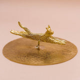 Escultura Gato Estirado