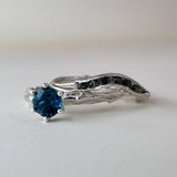 Anillo Azul Profundo - Talla 6