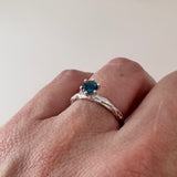 Anillo Azul Profundo - Talla 6
