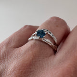 Anillo Azul Profundo - Talla 6