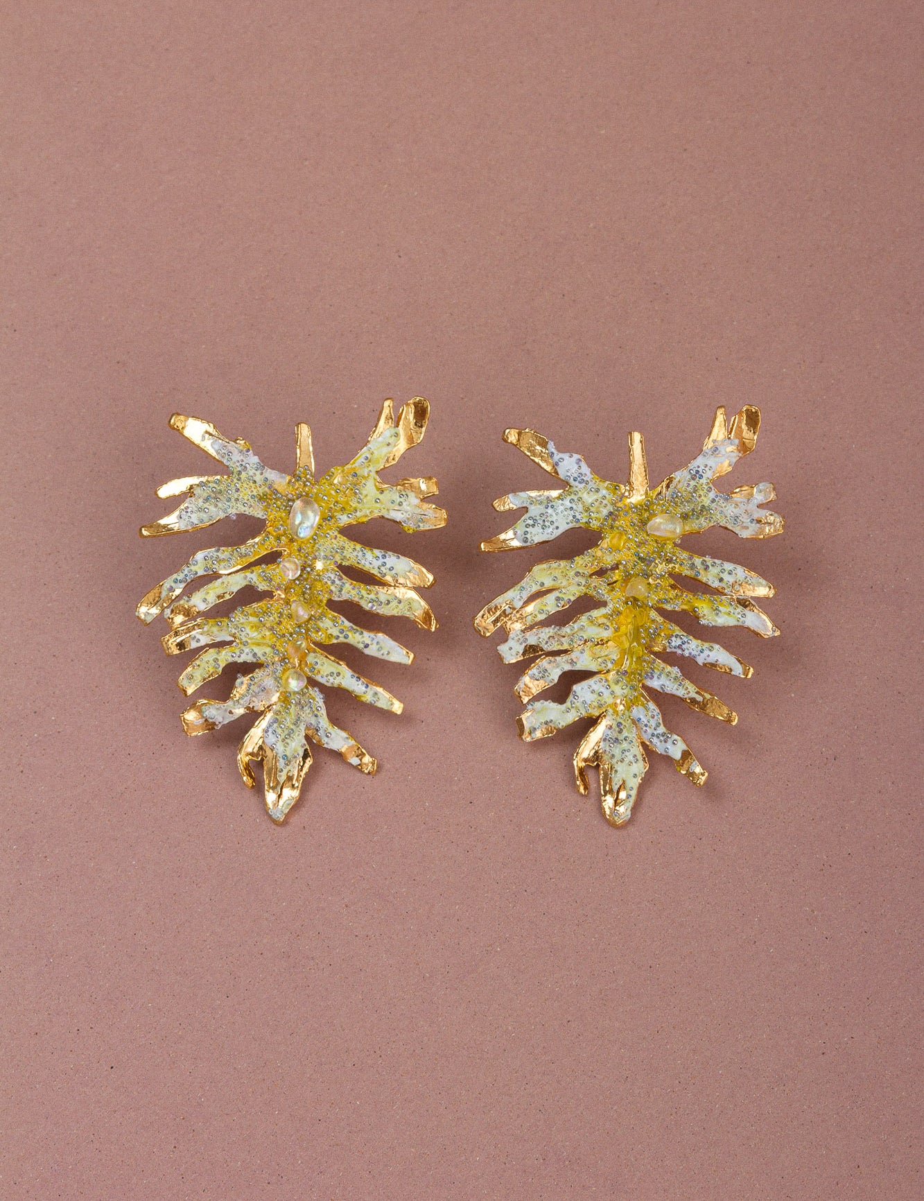 Aretes Philodendro