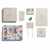 Kit Anillo Elipse + Aretes Ondulados S + Hilos de Mar