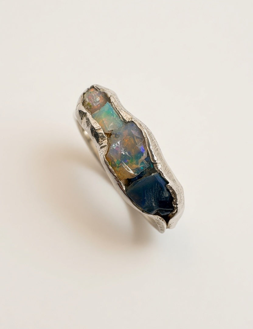 Anillo Ópalo Fuego - Talla 6