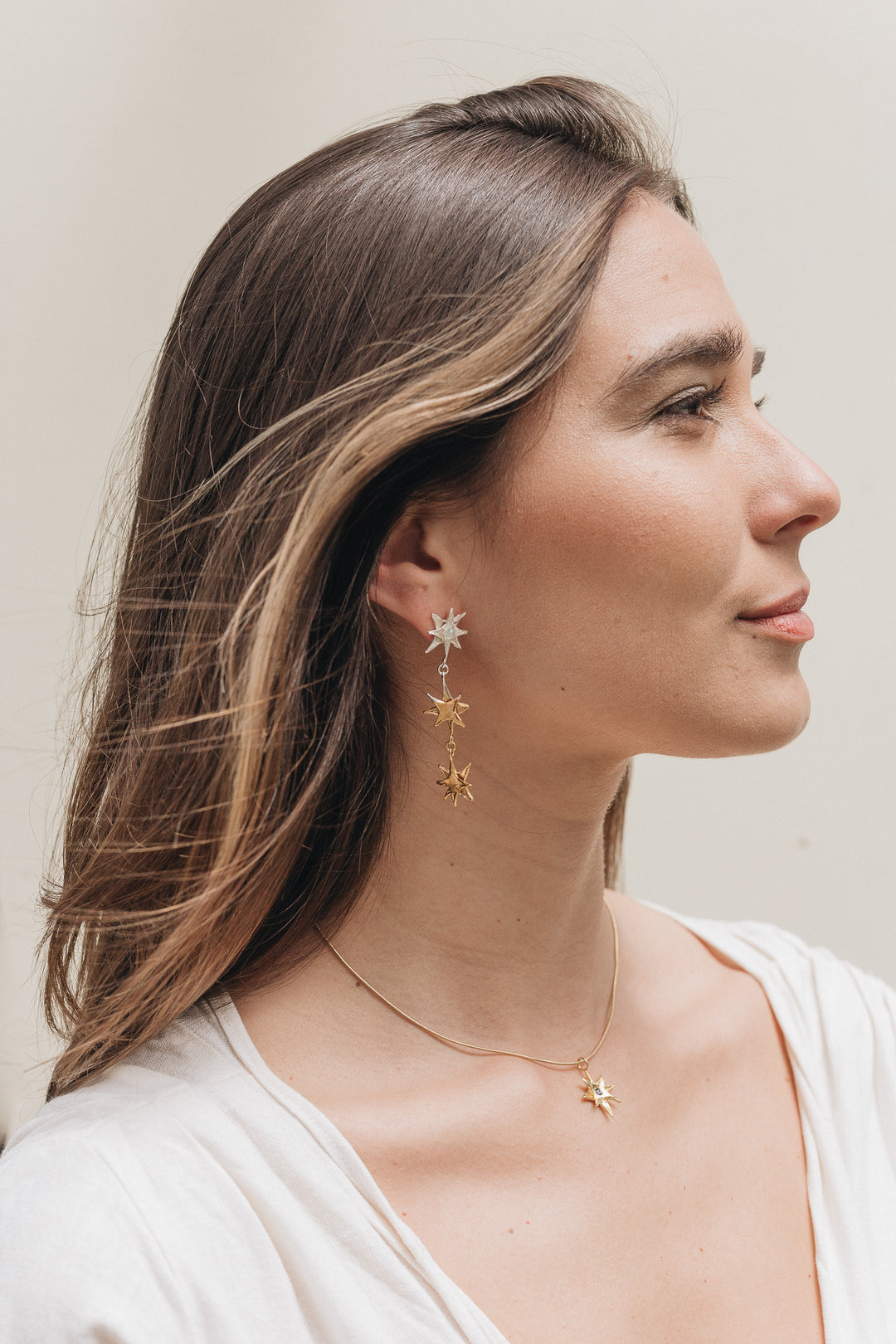 Aretes Tres Estrellas
