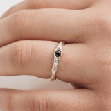 Anillo Vaina Carbón - Talla 4.5
