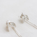 Aretes Hojas