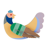 Colgante de la suerte - Gallina