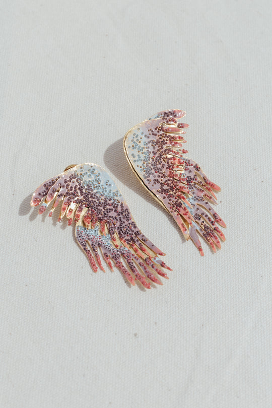 Aretes Alas Guacamaya L