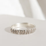 Anillo Corteza 4mm - Talla 10