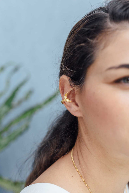 Earcuff Cola de Ballena