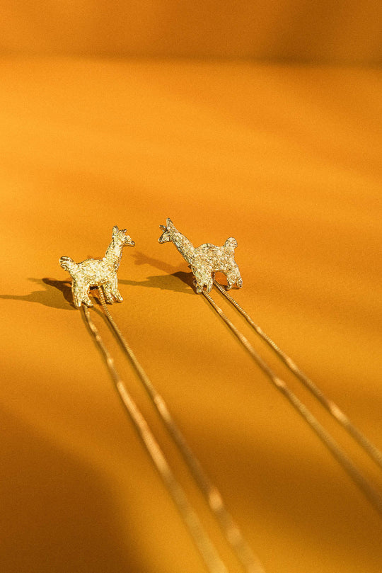 Aretes Alpaca + Cadena